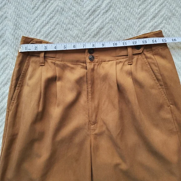 Madewell The Harlow Wide Leg Pants Acorn Brown NWT - Picture 11 of 13